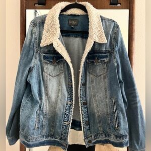 Market & Spruce Sherpa Jean jacket